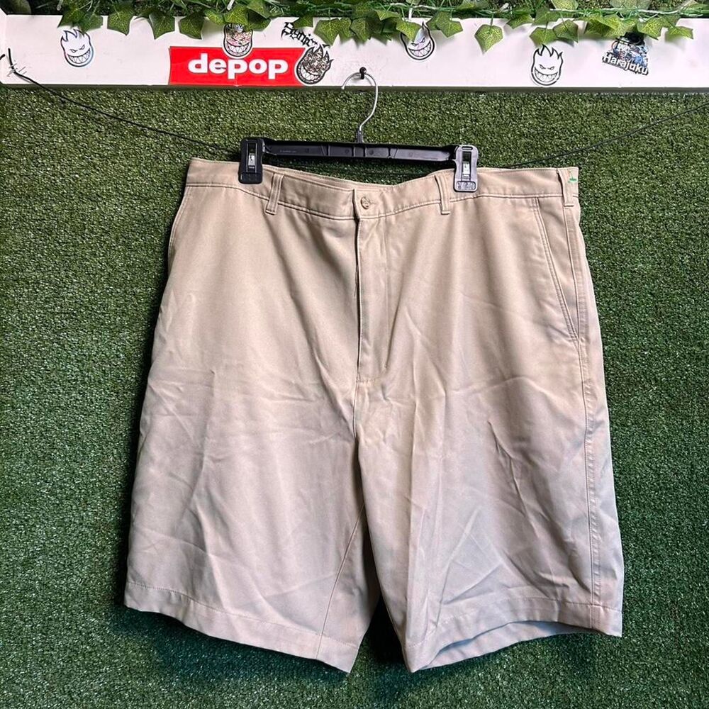 Pga-tour Men's Tan and Cream Shorts
